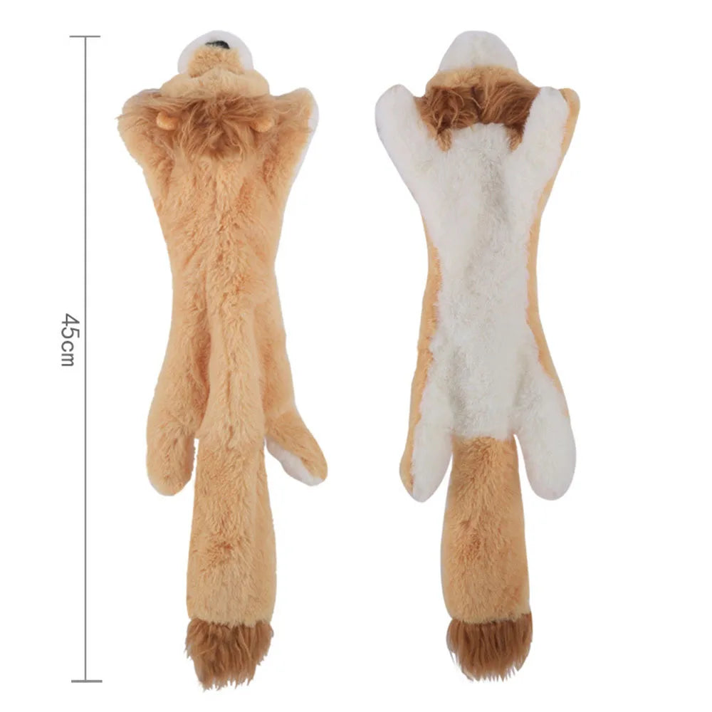 Jouet pour chien en peluche crépitante sans rembourrage | Jouet à mâcher durable et sans désordre