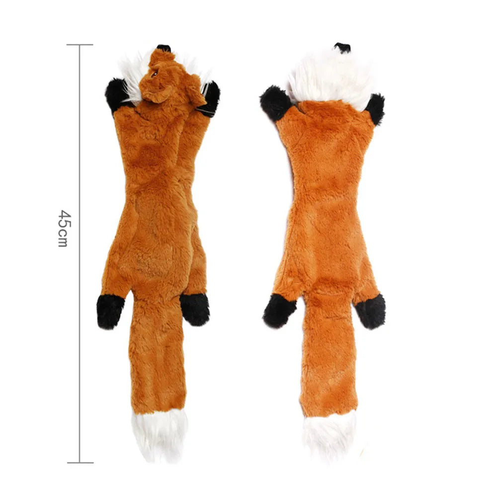 Jouet pour chien en peluche crépitante sans rembourrage | Jouet à mâcher durable et sans désordre