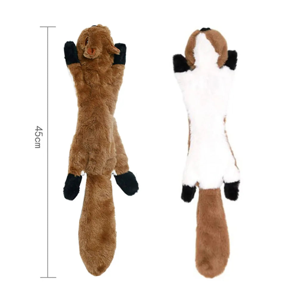 Jouet pour chien en peluche crépitante sans rembourrage | Jouet à mâcher durable et sans désordre